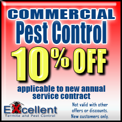 Commercial Pest Control 10% off
