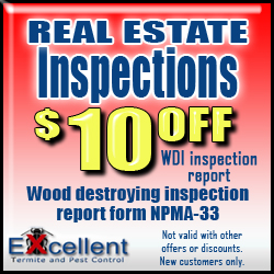 Real Estate Inspections $10.00 off